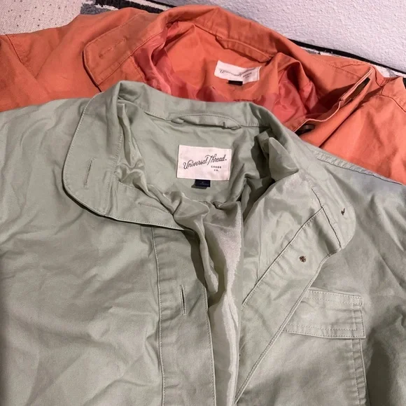 Peach And Green Universal Thread Utility/ barn Jacket - Picture 5 of 7